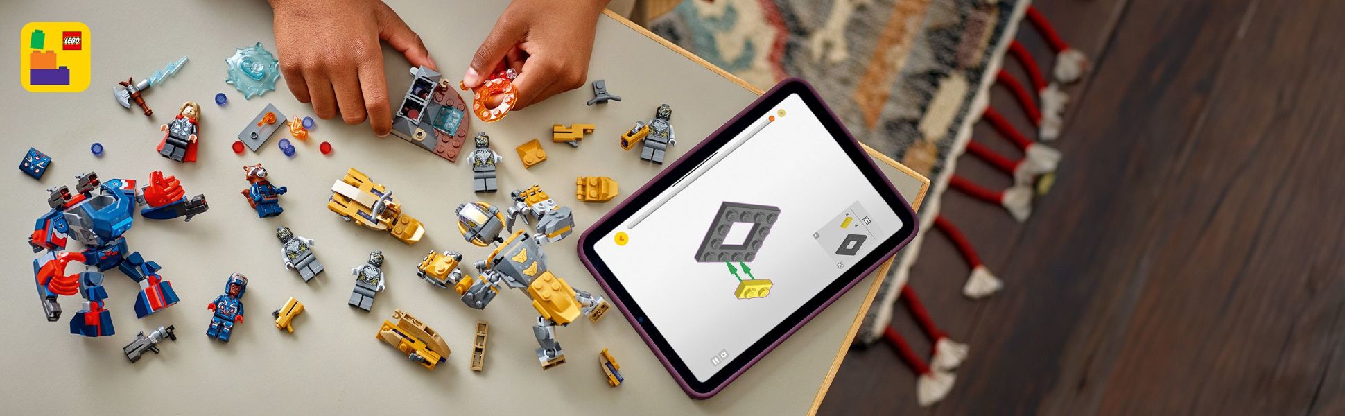 Builders can zoom in, rotate sets in 3D and track their progress using the fun, intuitive LEGO Builder app.