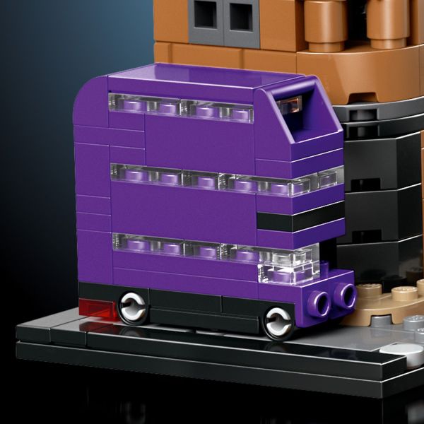 Add the magical Knight Bus to the scene.