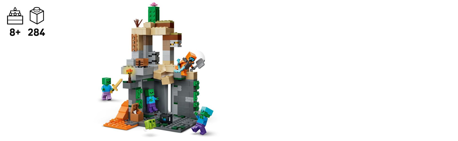Kids step right into the creative action, joining familiar characters for Minecraft gaming and imaginative fun of their own.