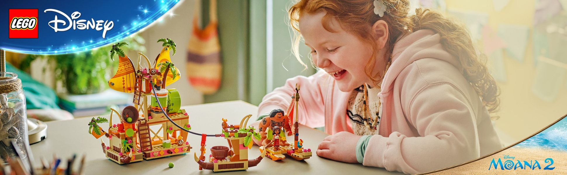 Fans of Disney’s Moana universe and kids and who love adventure can dive into the fun with this LEGO | Disney buildable playset.