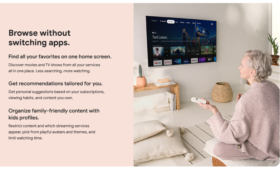 Google Chromecast with Google TV Snow Plus Nest Hub Max 10 in 