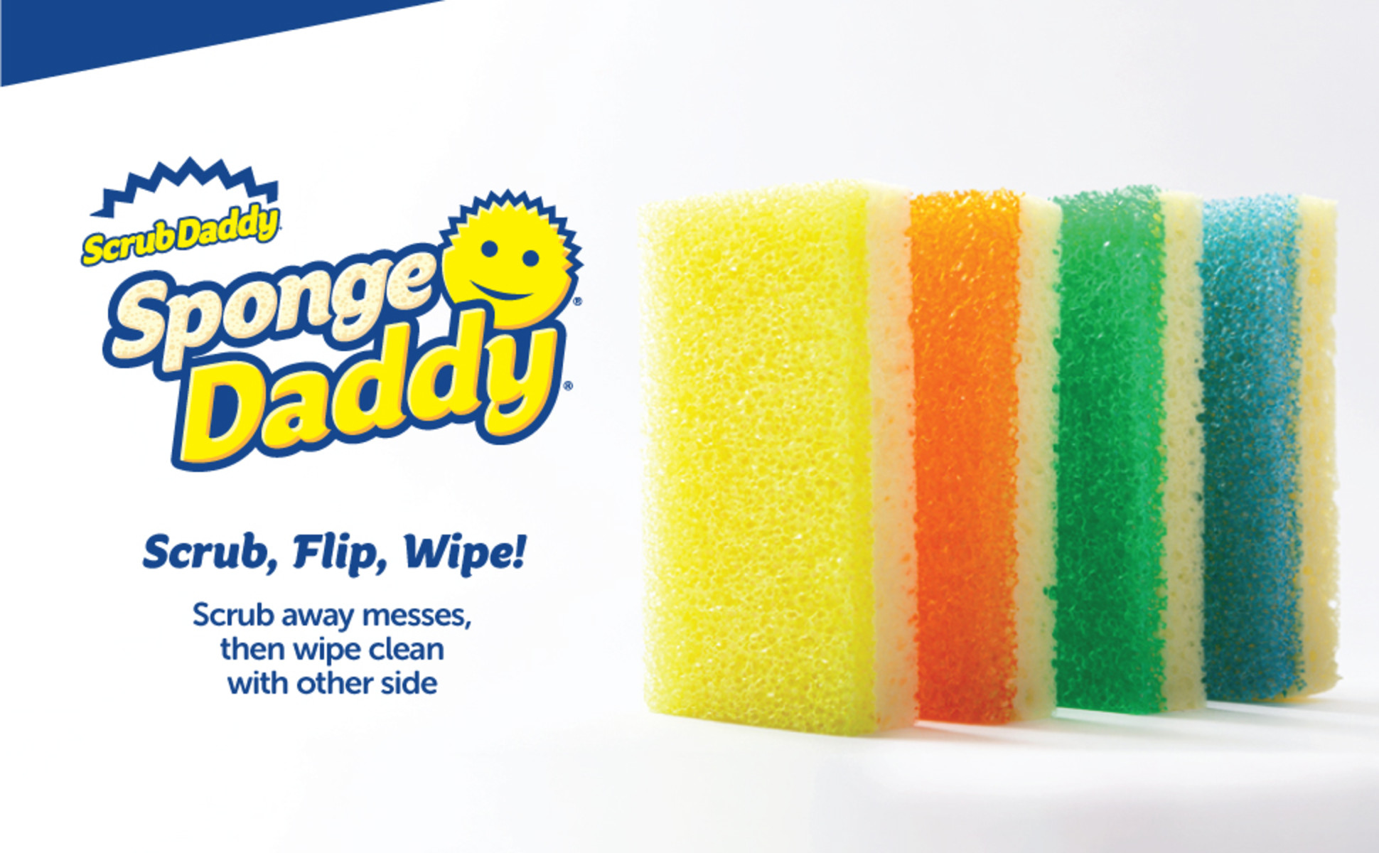 Scrub Daddy® Dual-Sided Sponge and Scrubber Multi-Pack, 4 pk - Kroger