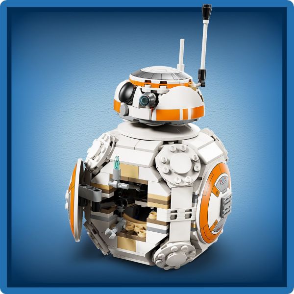 Open the hatch on BB-8’s body to reveal a “thumbs-up” burner arm.