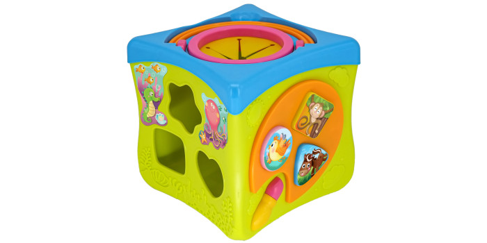 Musical Activity Cube Toy For Toddlers - 6-in-1 Learning Crab With Lights & Sounds