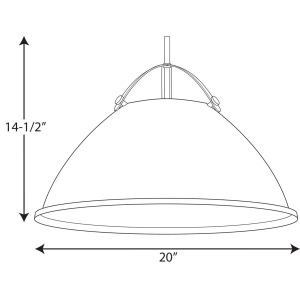 Progress Lighting Tre Collection 1-Light Graphite Pendant P500053-143 ...