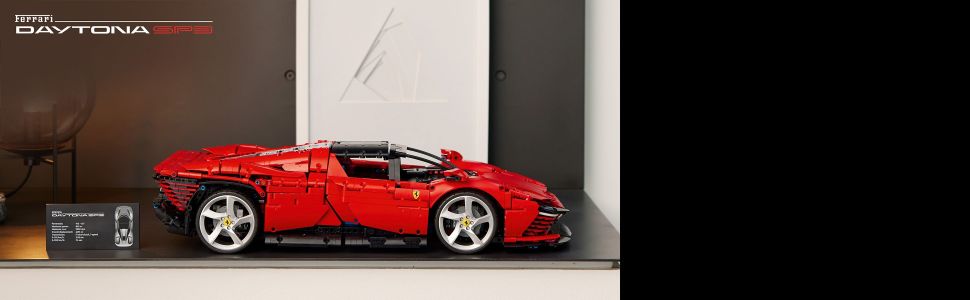LEGO Technic Ferrari Daytona SP3 42143, Race Car Model Building