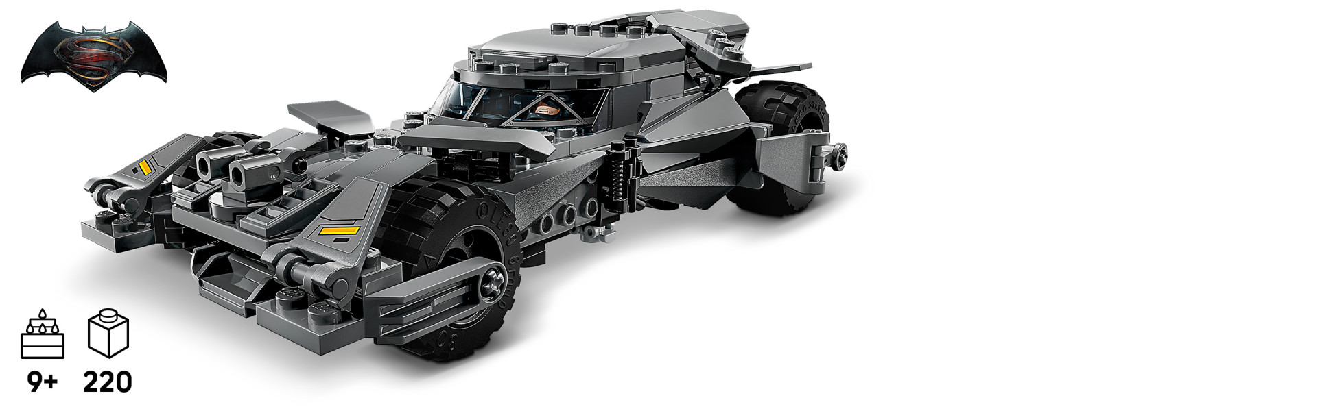 This realistic replica Batmobile is built for playing out super-hero adventures as well as putting on display for all to admire.