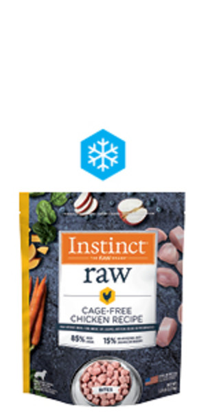 Instinct raw bites dog food best sale