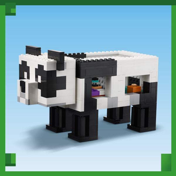 Lego® minepanda02 animal Minecraft, panda, à construire