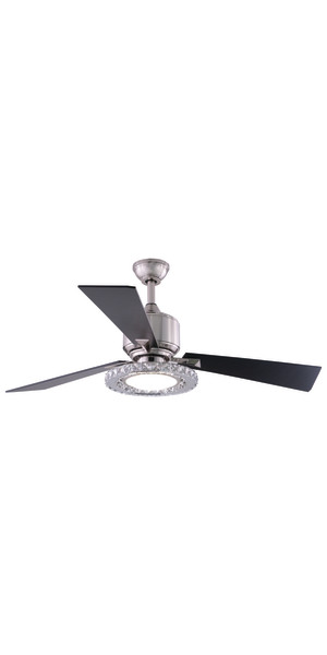 Clara 52-in LED Ceiling Fan  Brushed Nickel