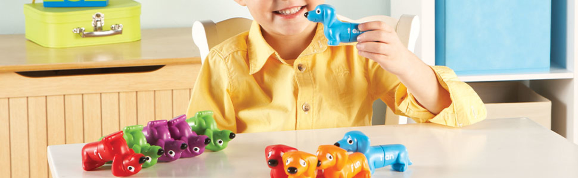 Learning Resources Snap-N-Learn Rhyming Pups Toy - Phonics, Letter