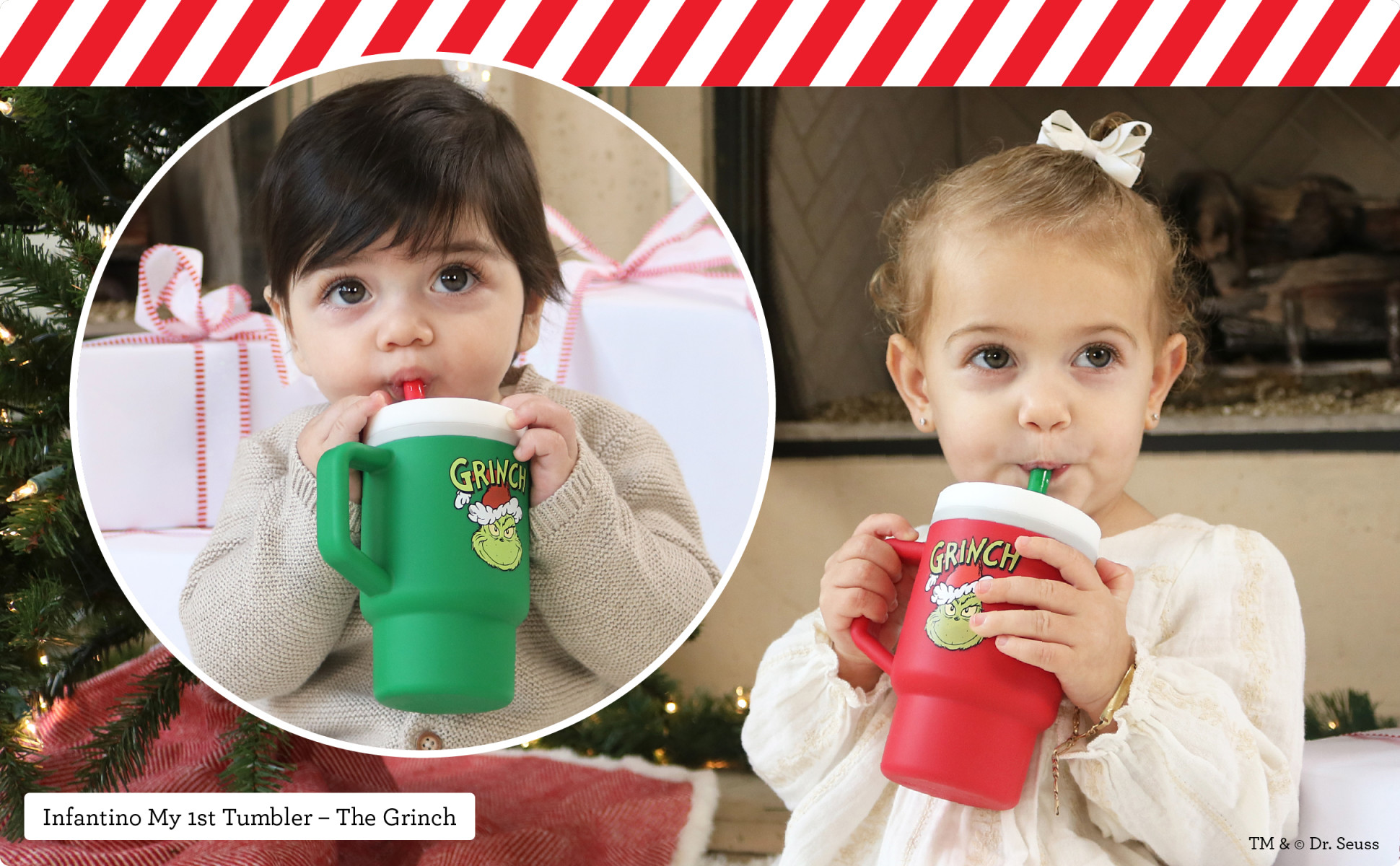 PPULBATU フムニャリンセット(バンコク限定ミラー&スマートトック) Infantino My 1st Tumbler – Adorable 9 oz. Training Cup with