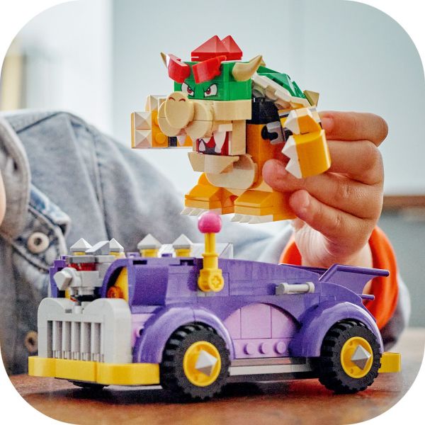 LEGO Super Mario Bowser's Muscle Car Expansion Set, Collectible Bowser Toy  for Kids, Gift for Boys, Girls and Gamers Ages 8 and Up, 71431 