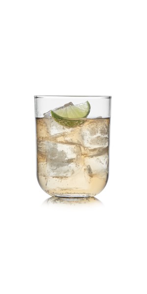 Libbey Polaris Rocks Glasses, Axis, 15-ounce, Set of 8