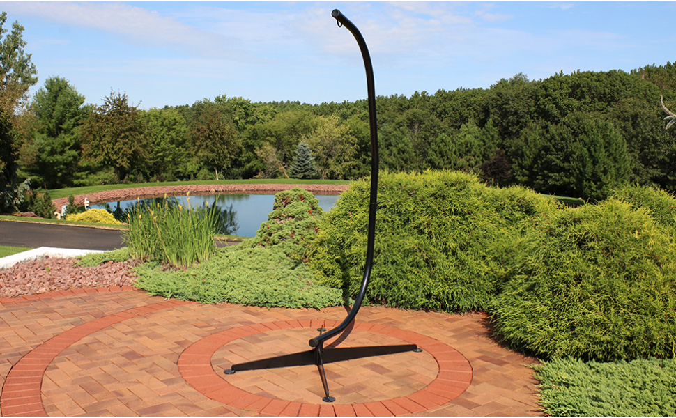 Sunnydaze Hanging C-Stand for Hammock Chair Swing