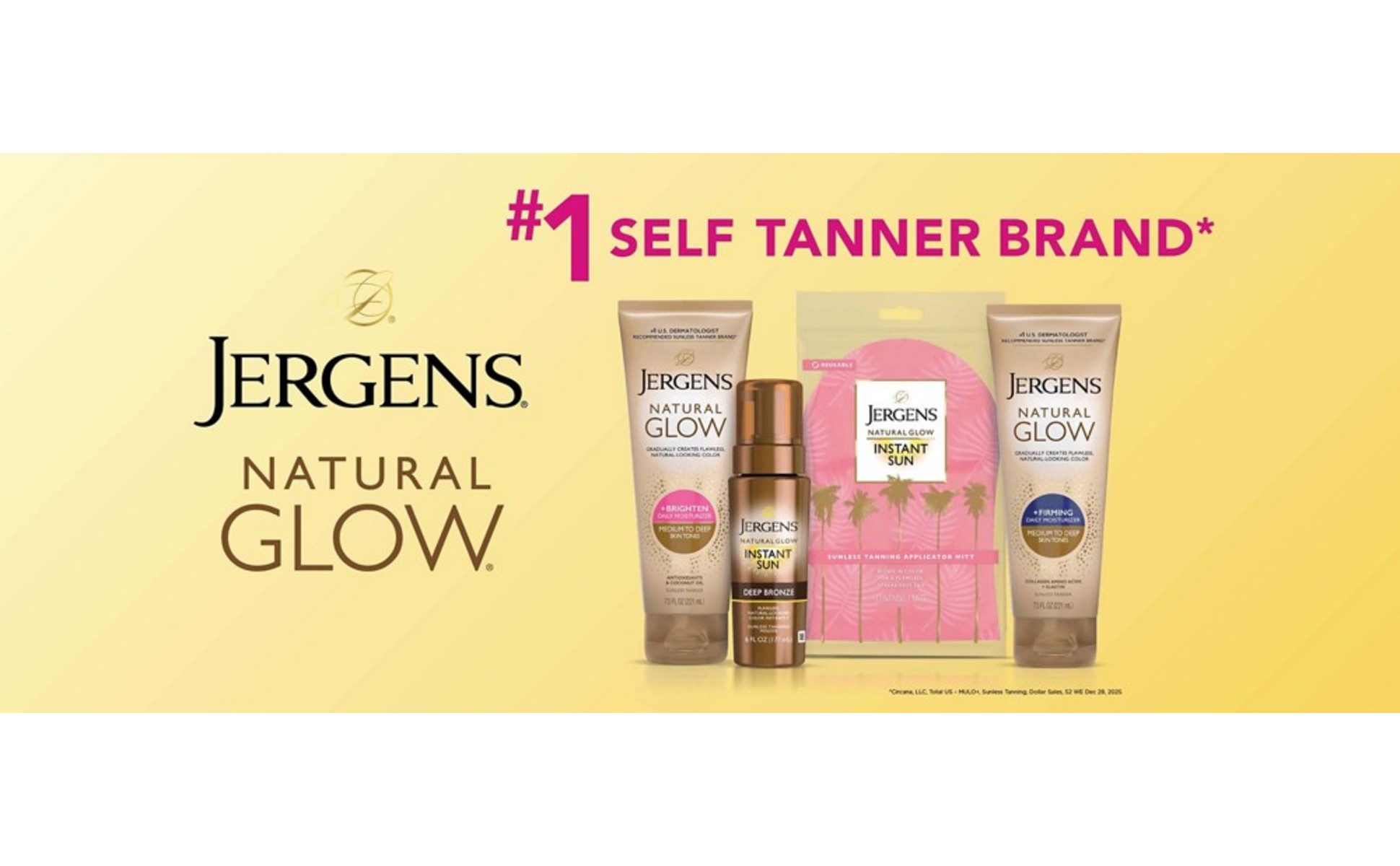 Create your own sunshine with Jergens Natural Glow