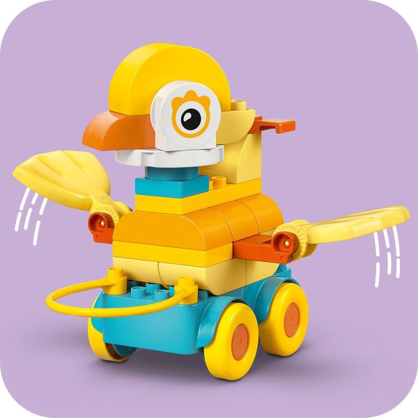 Includes hinged parts for wings that flap.