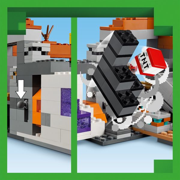 Place TNT into the stone and operate an explode function.