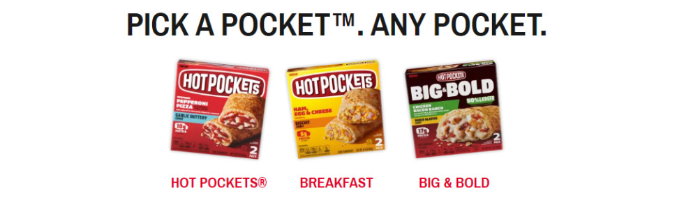 HOT POCKETS® Hickory Ham & Cheddar in a Crispy Buttery Crust