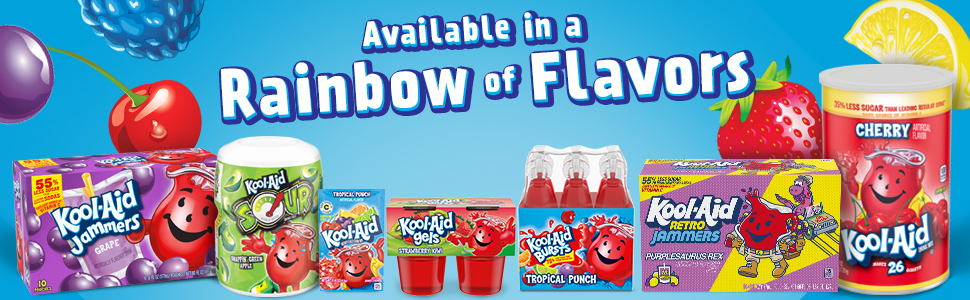 Kool-Aid Invisible Sugar-Sweetened Invisible Cherry Artificially Flavored  Powdered Soft Drink Mix, 19 oz Canister 