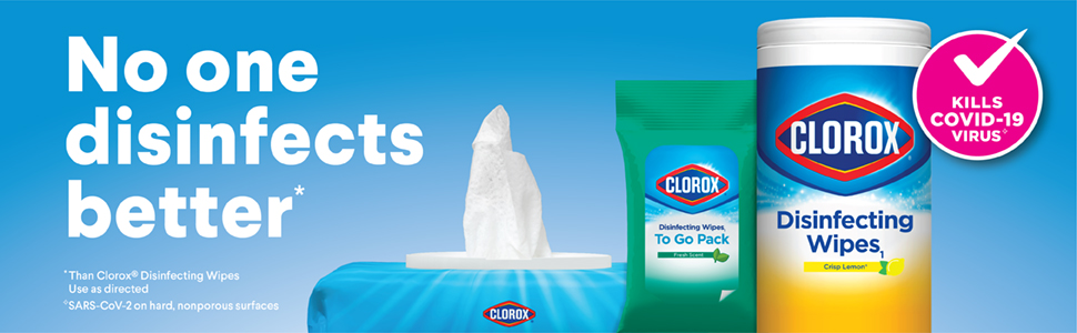 Clorox Disinfecting Bleach-Free Cleaning Wipes, Variety Pack (85 wipes/pk.,  5 pk.)