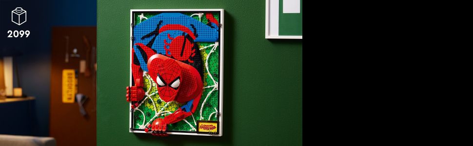 LEGO Art The Amazing Spider-Man 31209 Build & Display Home Decor