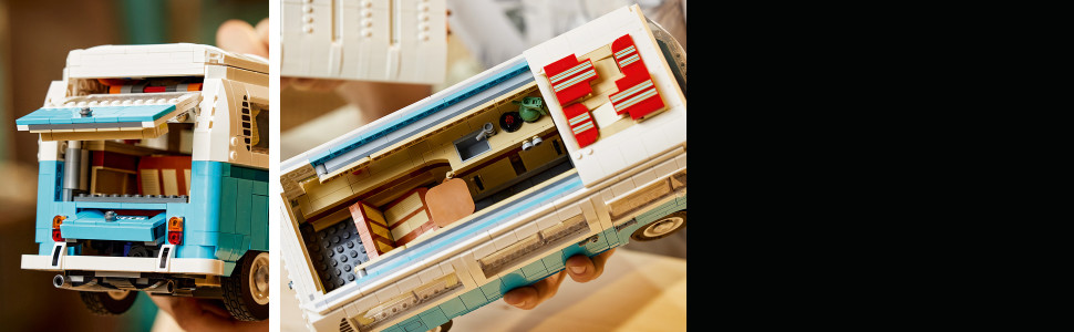 This model is packed with details, accessories and functions that bring the spirit of camper van adventures to life.