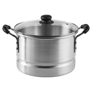 IMUSA Aluminum 10 & 32 Quart Steamer Set, 2 Piece, Silver