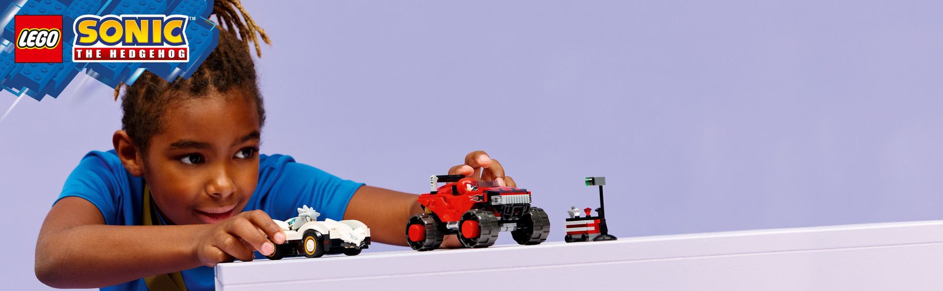 Spark fun racing play with this LEGO Sonic the Hedgehog car building kit.