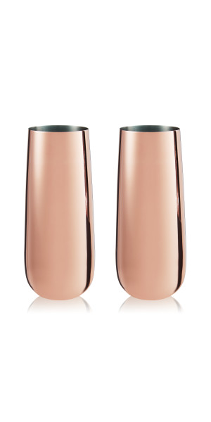 Non-Breakable Connoisseur Stemless Flutes