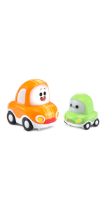 2 VTECH Freddie The Firetruck & Cory Bolides Ice cream scoops Car Go! Go!  Cory