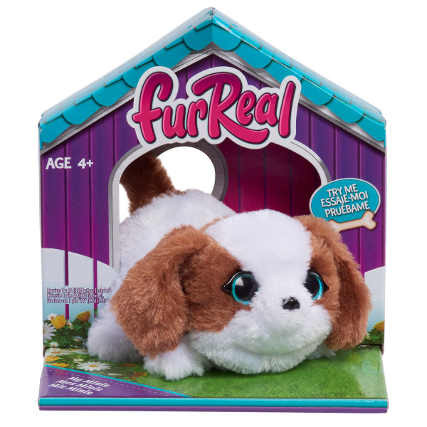 furReal My Minis Puppy Interactive Toy, Small Plush Puppy with