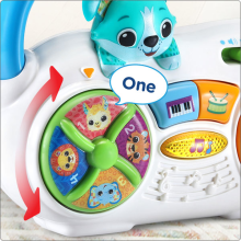 VTech Toys UK - Introducing the Take Along Tunes Radio by VTech! This  on-the-go retro baby boombox style toy radio with carry handle is an  excellent way to introduce little one to