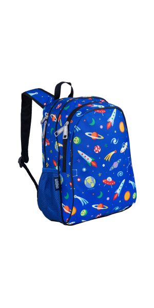 Wildkin Kids 15 Inch School and Travel Backpack for Boys and Girls (Big  Fish Blue)
