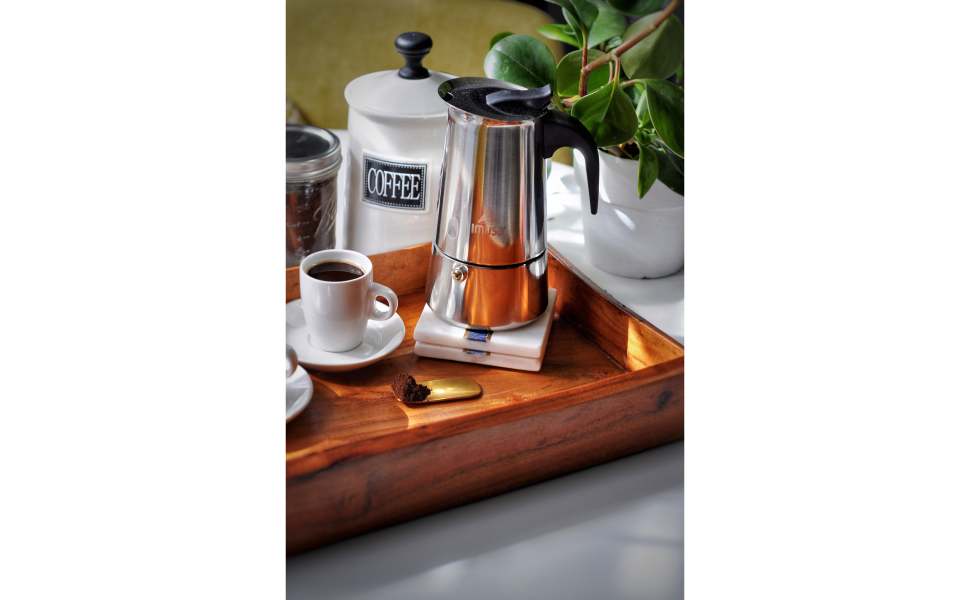 IMUSA 6 Cup Aluminum Espresso Stove top Coffee maker – BESTSMART