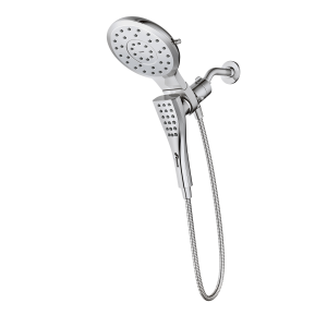 MOEN Verso 8-Spray Patterns with  GPM 7 in. Wall Mount Dual Shower Heads  with Infiniti Dial in Chrome 220C2 - The Home Depot