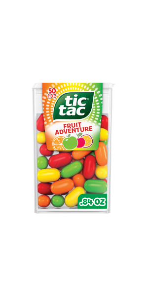 Tic Tac Fruit Adventure, On-the-Go Pocket-Sized Mints, 50 pieces