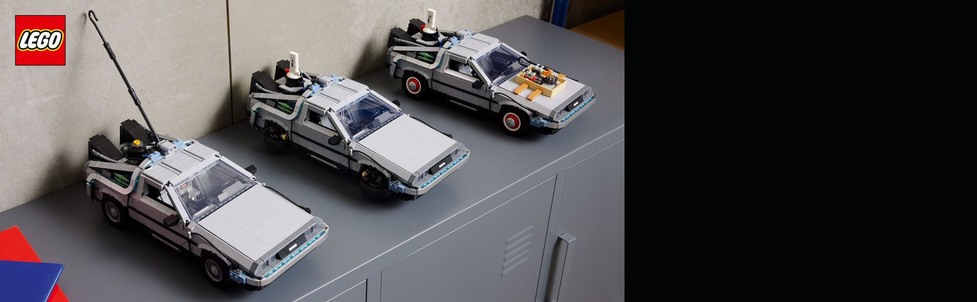 LEGO Icons Back to the Future Time Machine 10300, Model Car Building Kit,  Based on the DeLorean from the Classic Movie 