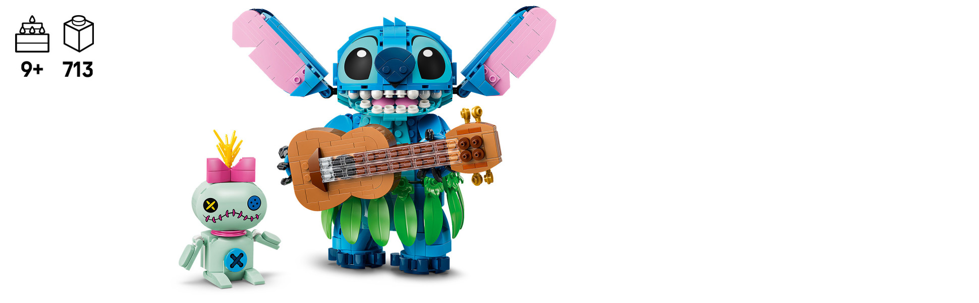 With a posable version of Stitch and a plushie-style Scrump, kids can replay movie scenes or make a unique display in their room.