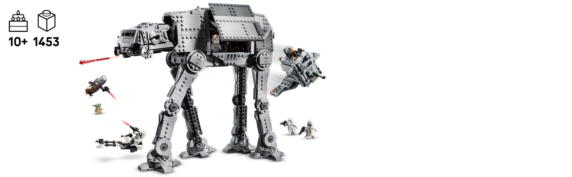 Kids can role-play as their heroes, launch a daring attack on the Snowtroopers’ AT-AT and attempt to capture the Imperial Remnant Warlord.