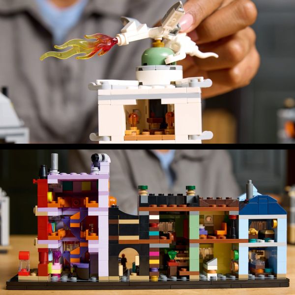 Discover delightful Easter eggs inside the buildings.