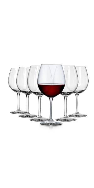 Libbey Essentials Balloon Wine Glasses, 18 oz, Set of 6