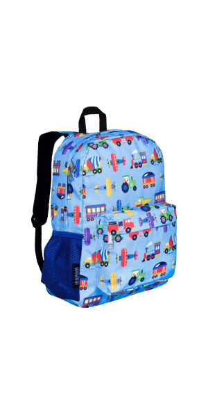 Wildkin Kids 16 Inch Backpack for Boys and Girls, Features Padded Back &  Adjustable Straps (Trains, Planes &Trucks Blue) - Walmart.com