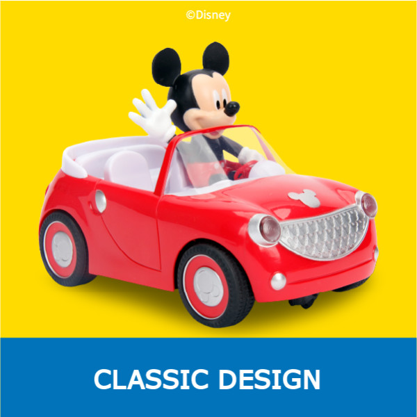 Voiture Radiocommandée - JADA TOYS - MICKEY Roadster - Licence Disney -  Rouge - Extérieur