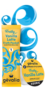 Gevalia Frothy 2-Step Caramel Macchiato Espresso K-Cup® Coffee Pods & Froth  Packets Kit, 6 ct Box