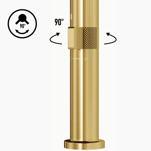 VIGO Jewel 11 in. H Single Handle Kitchen Bar Faucet in Matte