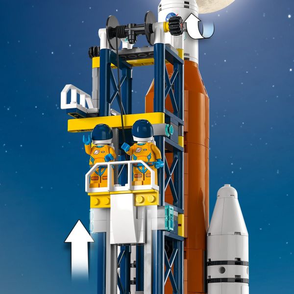 LEGO City Rocket Launch Center Building Toy Set 60351, NASA-Inspired Space  Toy with Rocket, Launch Tower, Observatory, and Mission Control, Pretend