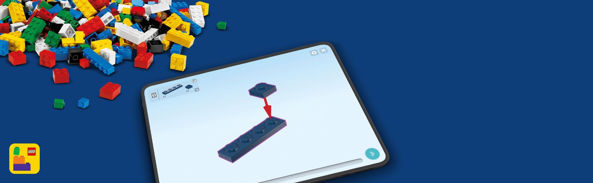 Builders can zoom in, rotate sets in 3D and track their progress using the fun, intuitive LEGO Builder app.