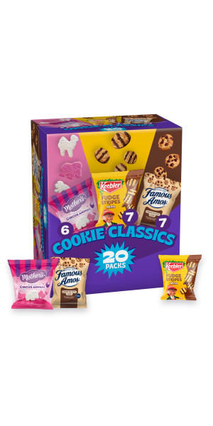 Keebler Assorted Cookie Classics Variety Pack 20 Pouches 20 oz