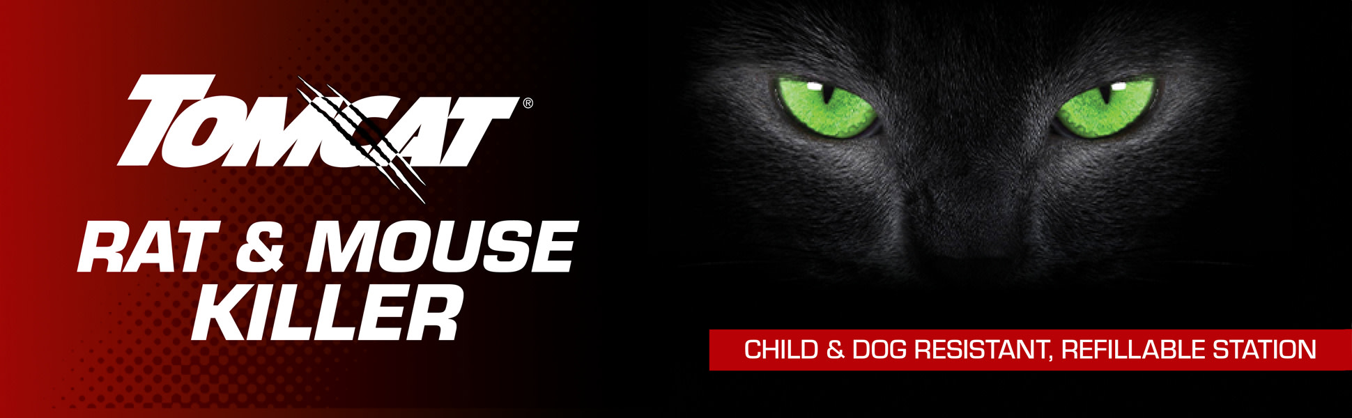 Tomcat Rat & Mouse Killer Child & Dog Resistant Refillable Station